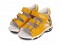 D.D.Step G290-41508B Fiú bőrszandál dinós mintával - sárga