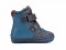 D.D.Step W029-52287 Fiú bélelt bőrcipő vízilovas mintával - kék